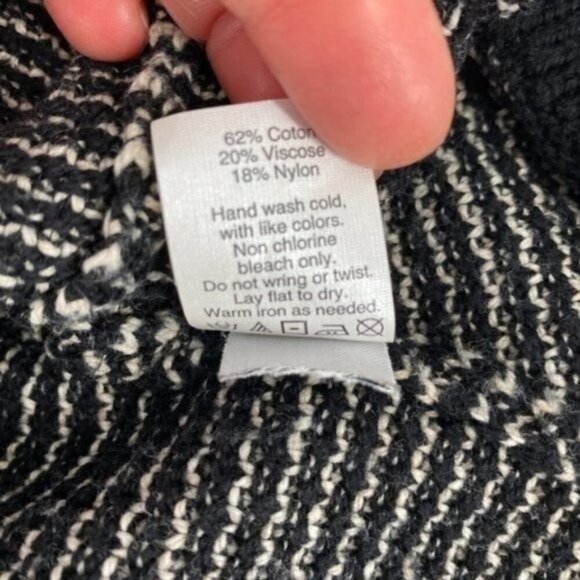 Madewell Riverside Lightweight Dot Weave Knit Round Hem XS Pullover Sweater - Picture 5 of 7